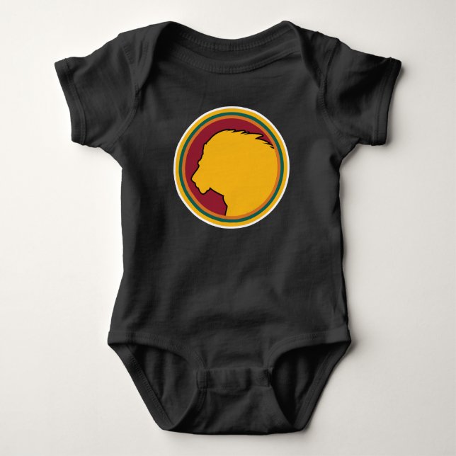 Sri Lanka Lion Sri Lankas Nationale Tierflagge Baby Strampler (Vorderseite)