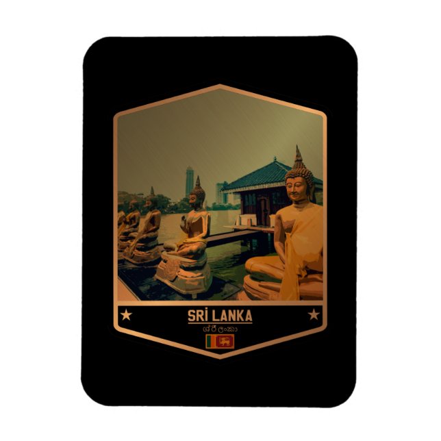 Sri Lanka Magnet (Vertikal)