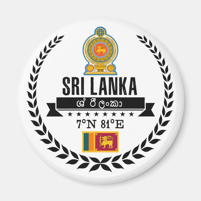 Sri Lanka Magnet (Vorne)