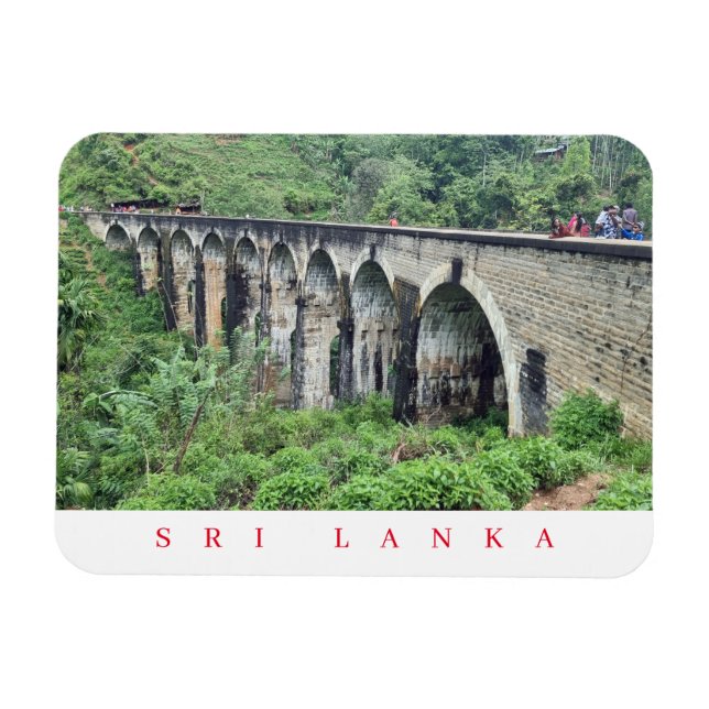 Sri Lanka Nine Arches Bridge Kühlschrankmagnet Magnet (Horizontal)