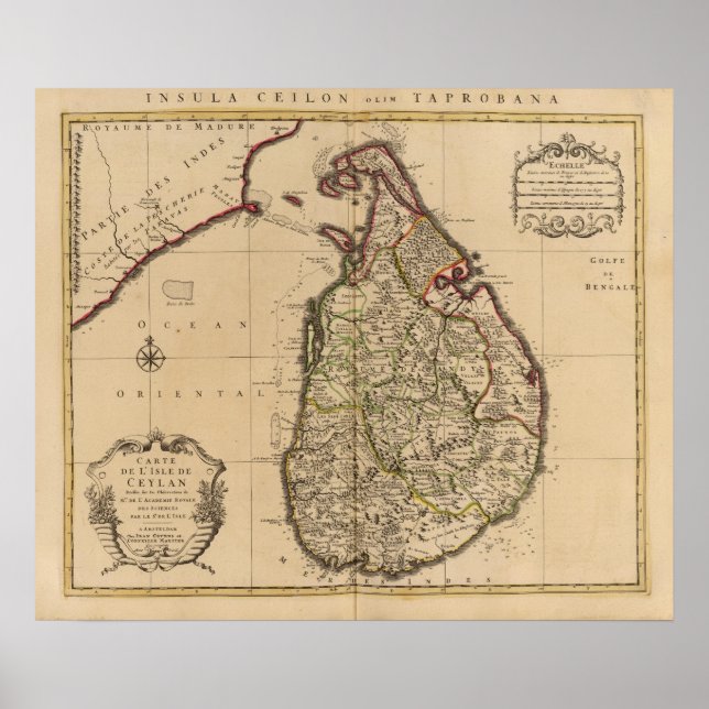 Sri Lanka Poster (Vorne)