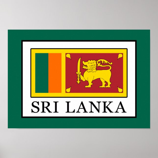 Sri Lanka Poster (Vorne)