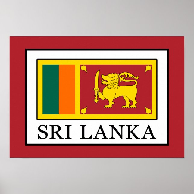 Sri Lanka Poster (Vorne)