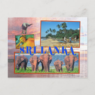 Sri Lanka Postkarte