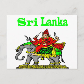 Sri Lanka Postkarte
