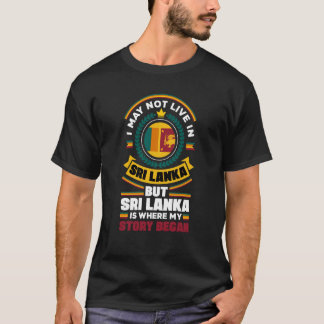 Sri Lanka Sri Lanka Flag Zitat T-Shirt