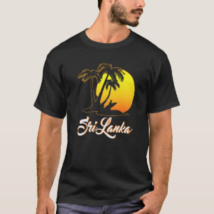 Sri Lanka Surfer Sunset Beach Urlaub Sri L T-Shirt