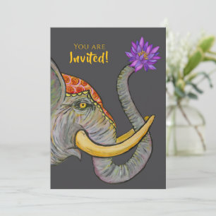 Sri Lankan Heritage Handgemalt Einladung