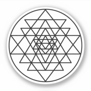 Sri Yantra Aufkleber