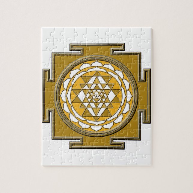 Sri Yantra Bronze (Vertikal)