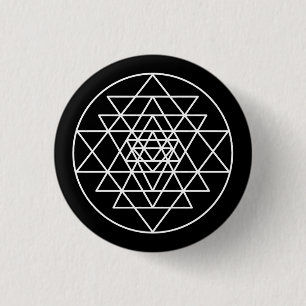 Sri Yantra Button