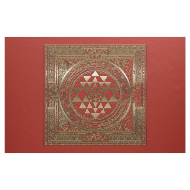 Sri Yantra - Fabric Stoff (Yard (91,4 cm))
