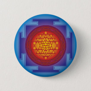 SRI YANTRA - FLAMME BUTTON