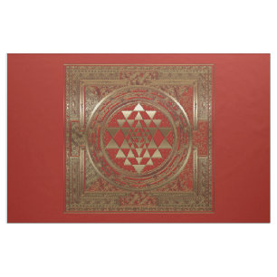 Sri Yantra - Gewebe Stoff