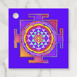 Sri Yantra - Hinduismus Symbol Design 1 Geschenkanhänger