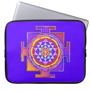 Sri Yantra - Hinduismus Symbol Design 1 Laptopschutzhülle