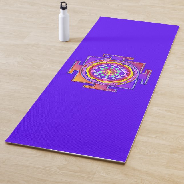 Sri Yantra - Hinduismus Symbol Design 1 Yogamatte (Beispiel)