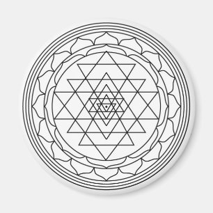 Sri yantra magnet