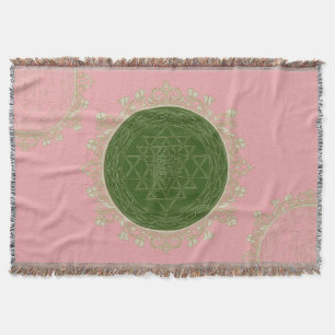 Sri Yantra Mandala - Blanket Decke