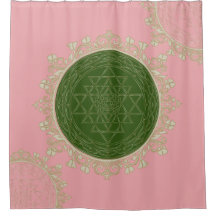 Sri Yantra Mandala - Duschvorhang