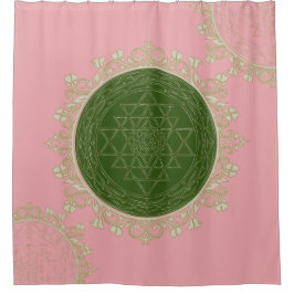 Sri Yantra Mandala - Duschvorhang