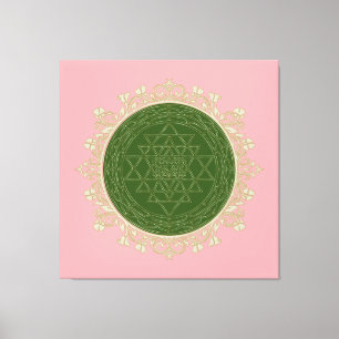 Sri Yantra Mandala - Toile Enveloppée