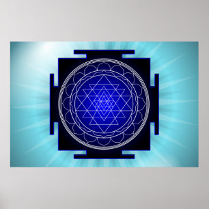 sri yantra Plakat