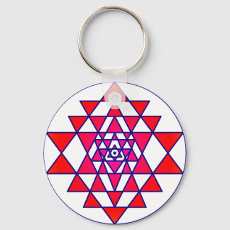 Sri Yantra Schlüsselanhänger