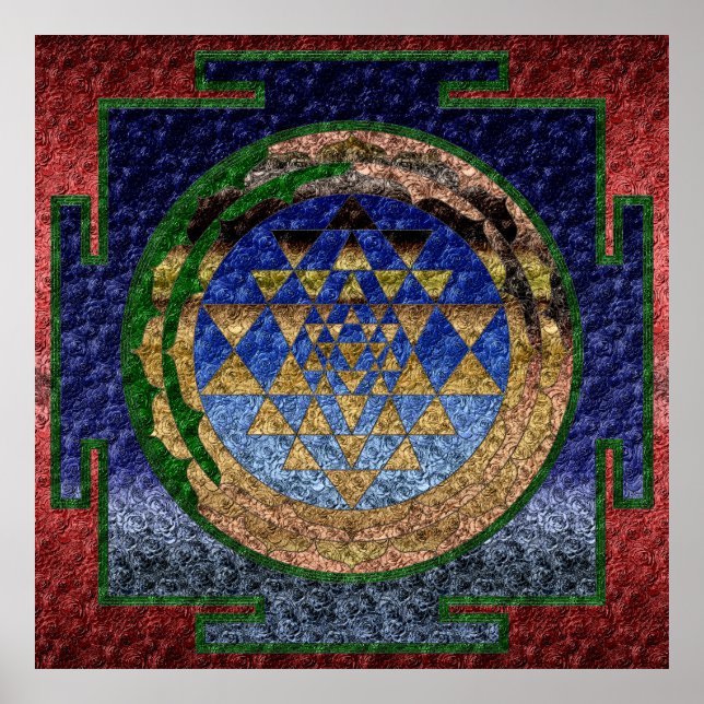 Sri Yantra SY-2 Poster (Vorne)