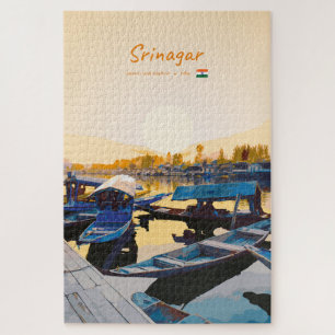 Srinagar, Indien - Dal Lake Shikara-Boote