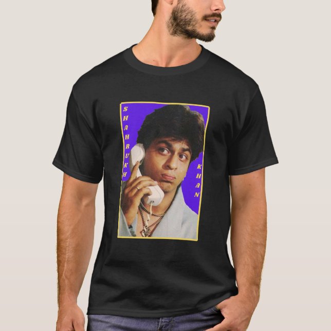 SRK | Shahrukh Khan | Shah Rukh Khan Funny Face T-Shirt (Vorderseite)