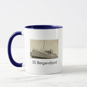 SS Bergensfjord Navire norvégien Café Mug