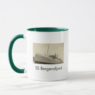 SS Bergensfjord Norwegisches Schiff Kaffeetasse