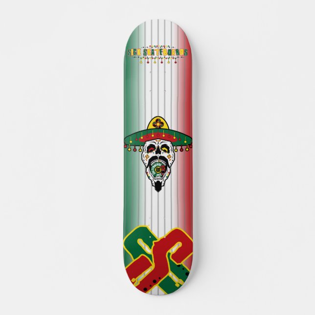 SS Dia De Los Muertos Skateboard (Vorne)