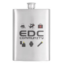 SS-Flasche - EDCC-Logo in schwarz mit Farben
