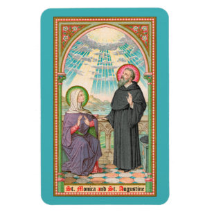 SS. Monica und Augustinus in Ostia (SAU 047) Magnet