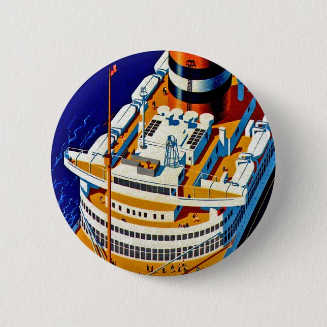 SS Nieuw Amsterdam Button (Vorderseite)