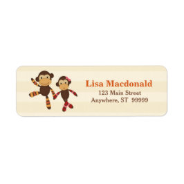SS Noah / Noah's Ark Baby Shower Address Label