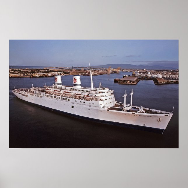 SS Ozeanische Unabhängigkeit Poster (Vorne)