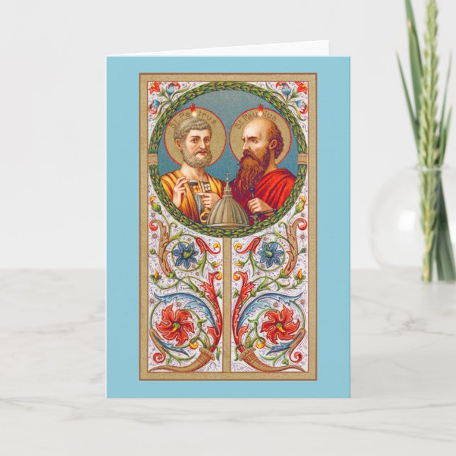 SS. Peter et Paul (JMAS 01) Carte de voeux vierge (Devant)