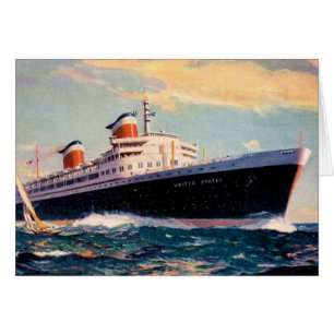 SS Vereinigte Staaten in Meer