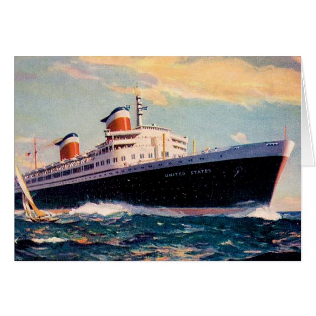 SS Vereinigte Staaten in Meer (Vorderseite (Horizontal))