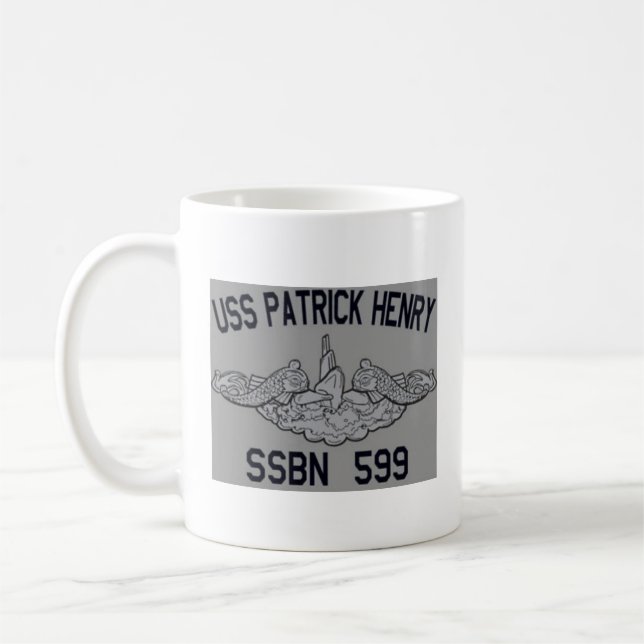 SSBN 599 USS Patrick Henry (SSBN-599) Mug (Gauche)