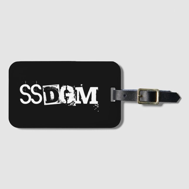 SSDGM Gepäckanhänger (Vorderseite (Horizontal))