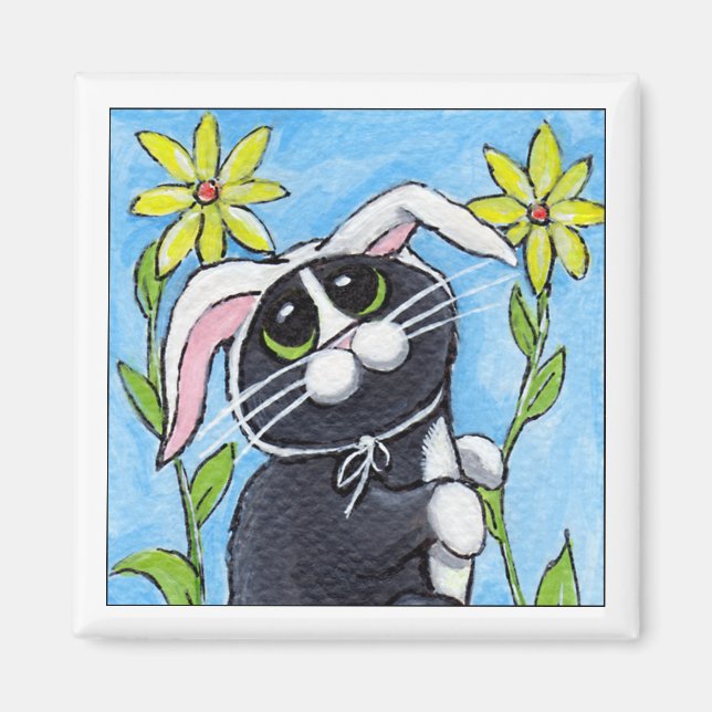 Ssh... Ich jage Kaninchen! - Cat Magnet (Vorne)