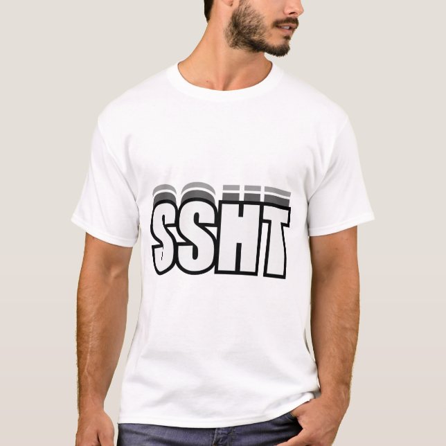 SSHT-TYPOGRAPHIE T-SHIRT-DESIGN T-Shirt (Vorderseite)