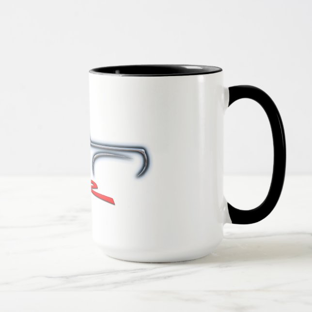 SSR Richochet silberne Silhouette Tasse (Rechts)