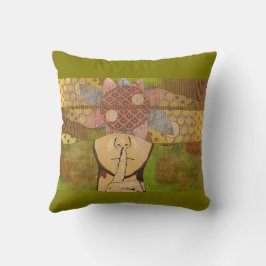 ssshhh Collage Kissen