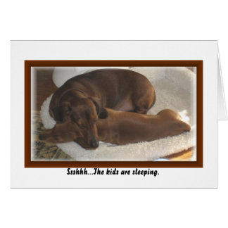 Ssshhh… die Kinder schlafen