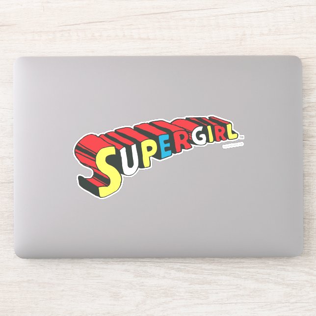 SSupergirl Colorful  Logo Aufkleber (Computer)